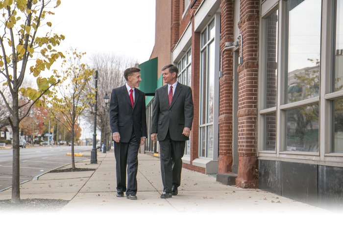 Chuck Mooney and Rev. Ken Daniel