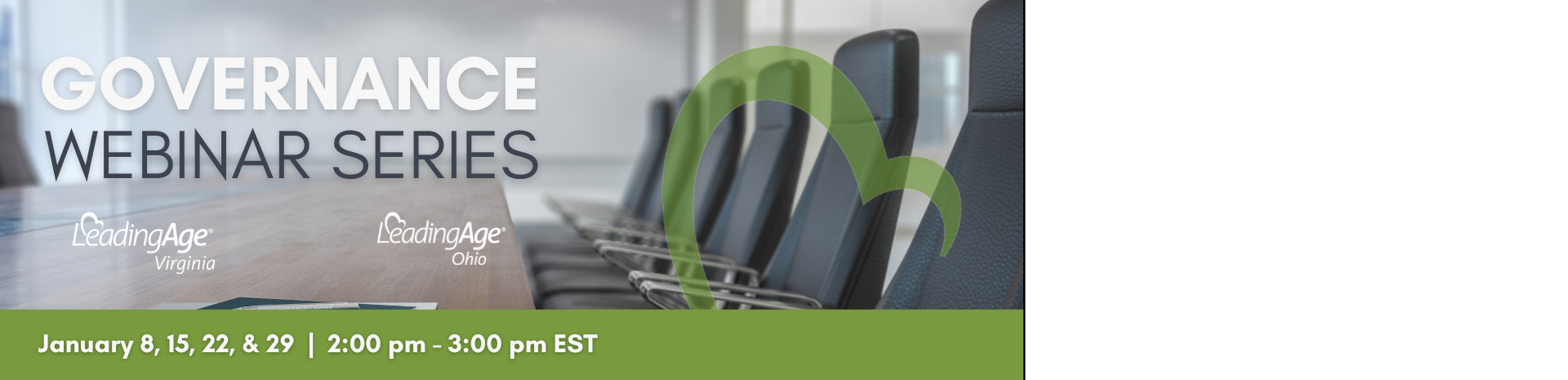 2026 LeadingAge Virginia Webinar Series Banner