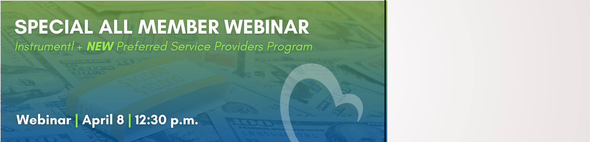 Special All Member Webinar PSP Program Banner