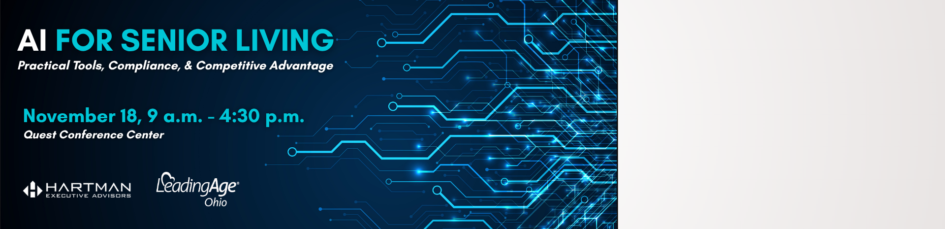 AI for Senior Living Banner