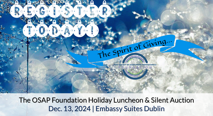 Join Us for the OSAP Foundation Holiday Luncheon & Silent Auction